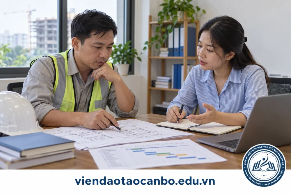 Người làm quản lý dự án trao đổi về kỹ năng cần bổ sung trước khi chọn khóa học