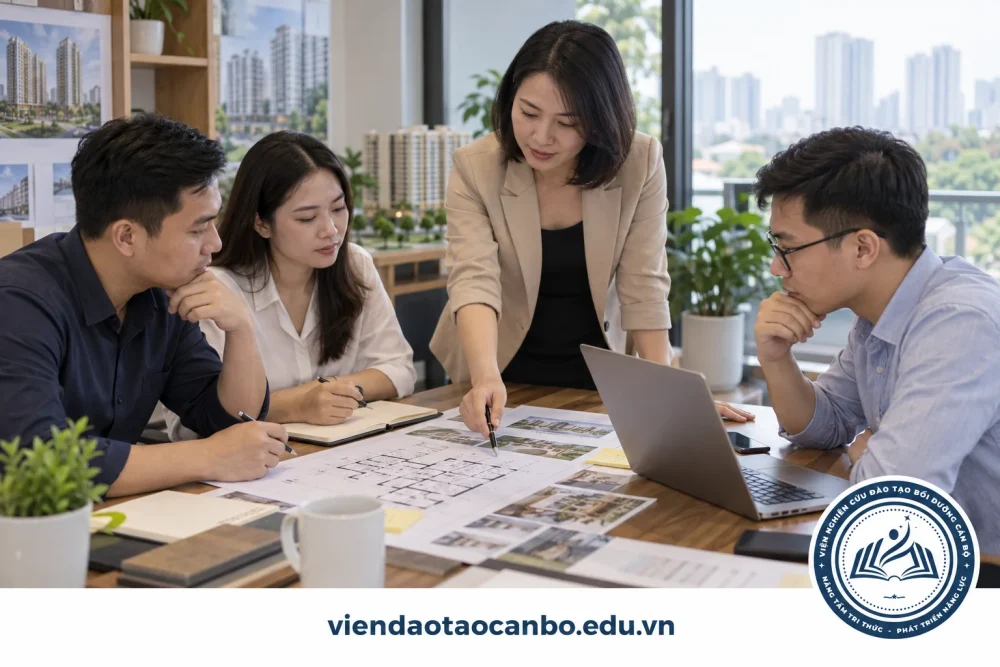 Thực hành điều phối nhóm tại sàn giao dịch bất động sản