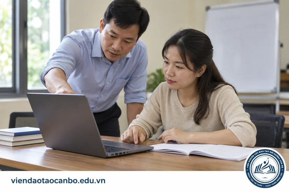 Học viên xây dựng kỹ năng đấu thầu qua mạng