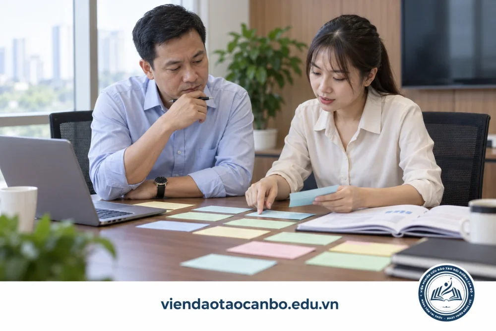 Doanh nghiệp trao đổi nhu cầu đào tạo đấu thầu