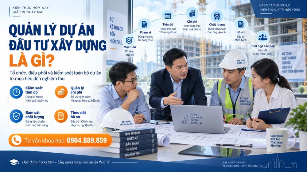 Quản lý dự án đầu tư xây dựng là gì