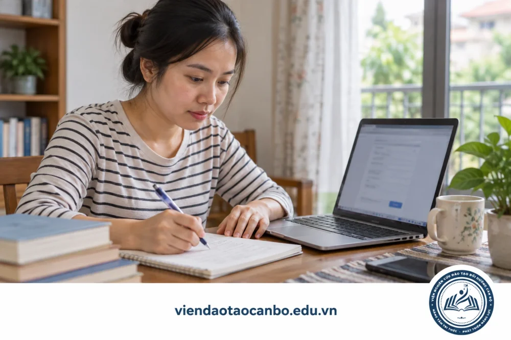 Học viên chuẩn bị đăng ký khóa học cá nhân