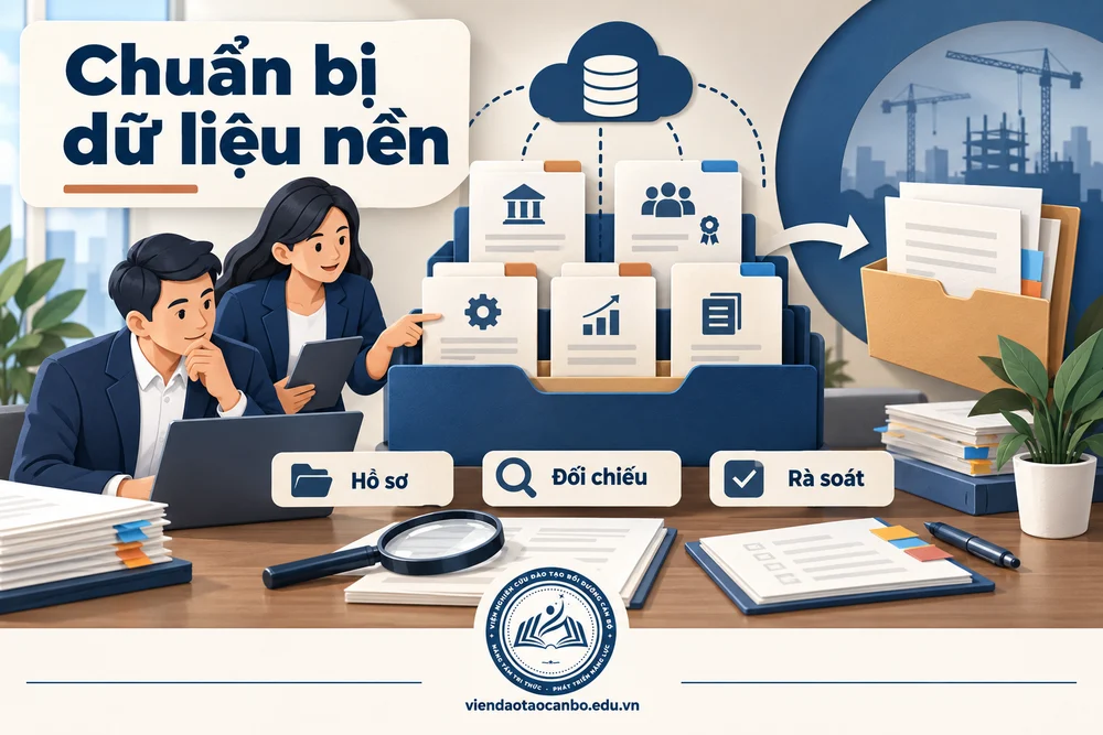 Chuẩn bị dữ liệu nền trong hồ sơ pháp lý và dữ liệu cần chuẩn bị trước khi tham gia đấu thầu