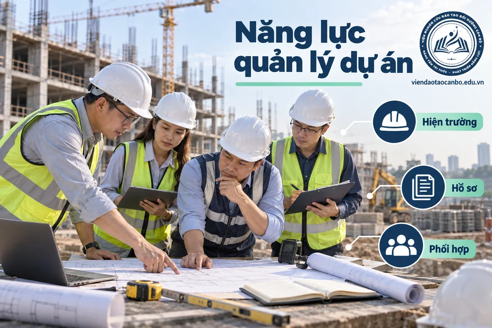 Năng lực quản lý dự án trong năng lực cần có của cán bộ quản lý dự án xây dựng