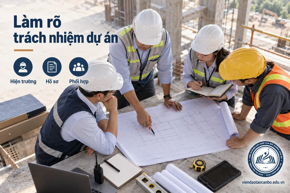 Làm rõ trách nhiệm dự án trong ranh giới trách nhiệm giữa chủ đầu tư, ban quản lý dự án và nhà thầu