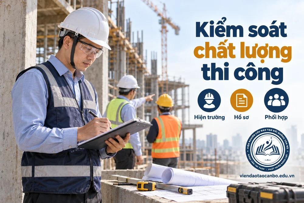 Kiểm soát chất lượng thi công trong các điểm kiểm soát quan trọng trong quản lý chất lượng thi công