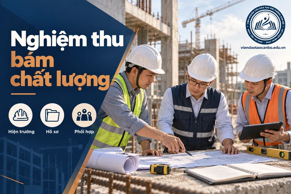 Nghiệm thu bám chất lượng trong nghiệm thu công việc xây dựng theo Nghị định 207: thời hạn 24 giờ và xử lý khi chưa đủ điều kiện