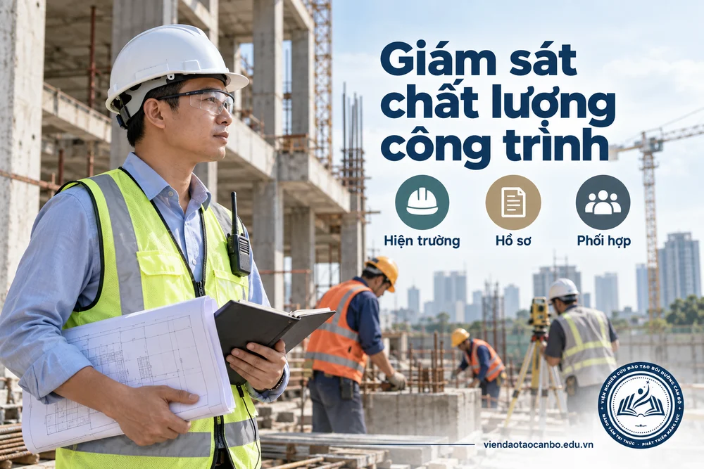 Giám sát chất lượng công trình trong vai trò của tư vấn giám sát trong kiểm soát chất lượng công trình