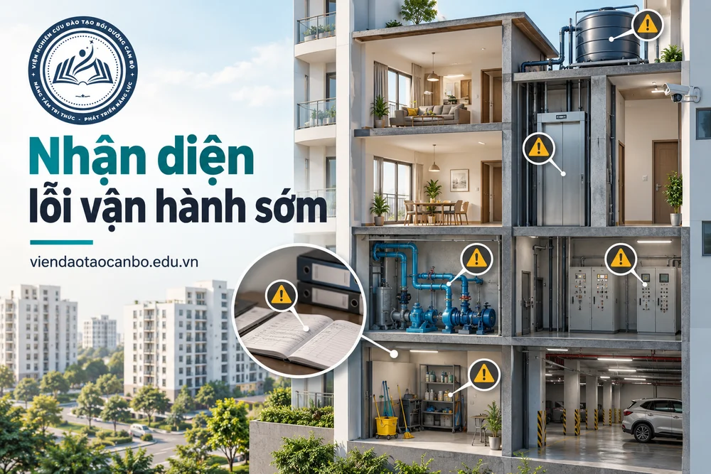 Nhận diện lỗi vận hành sớm trong những lỗi thường gặp trong công tác quản lý vận hành nhà chung cư