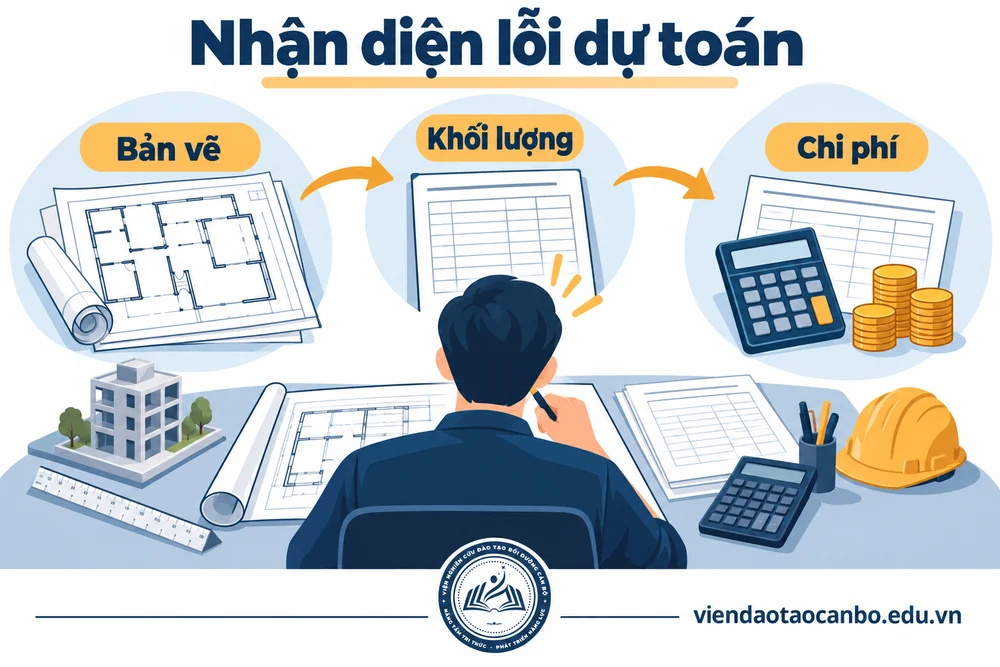 Nhận diện lỗi dự toán trong những lỗi phổ biến khi lập dự toán công trình
