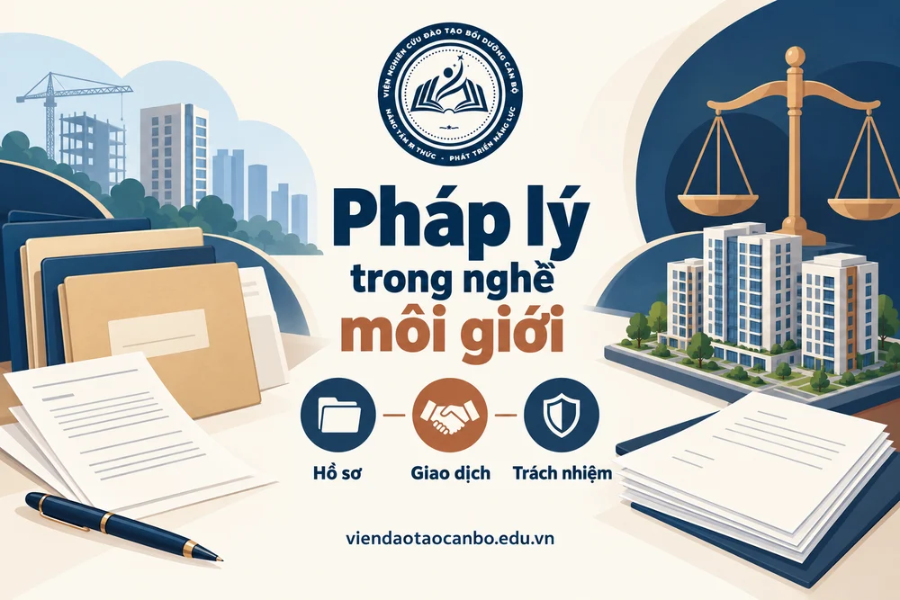 Pháp lý trong nghề môi giới trong nền tảng pháp lý cần nắm trong hoạt động môi giới bất động sản
