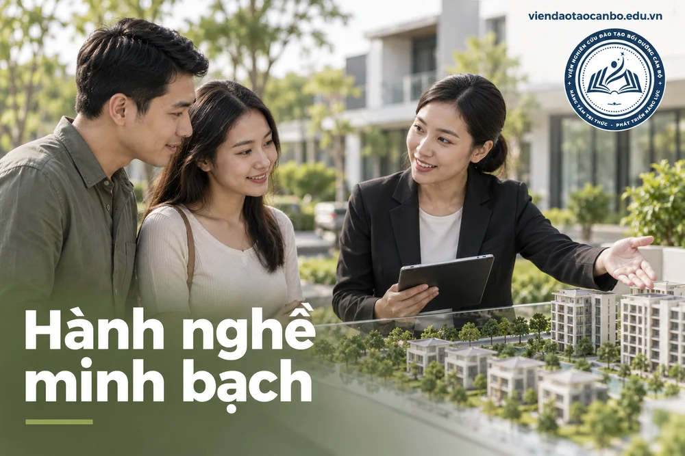 Hành nghề minh bạch trong quy tắc hành nghề môi giới bất động sản theo pháp luật mới