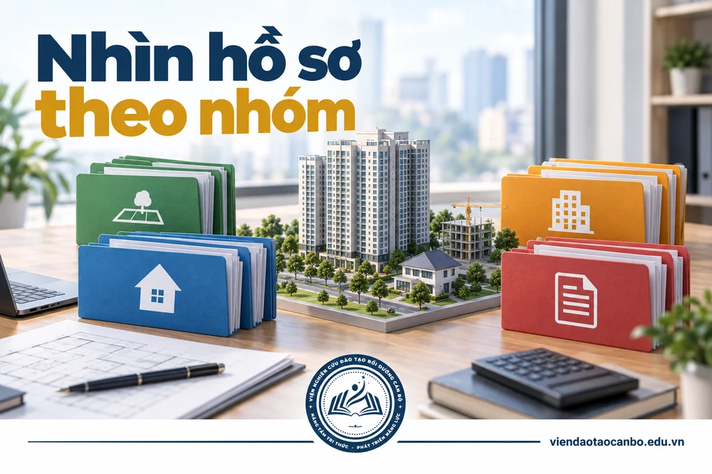 Nhìn hồ sơ theo nhóm trong hồ sơ pháp lý bất động sản cần kiểm tra trước khi tư vấn giao dịch