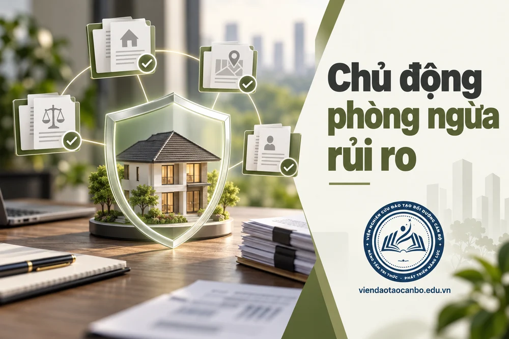 Chủ động phòng ngừa rủi ro trong những rủi ro pháp lý thường gặp trong môi giới bất động sản