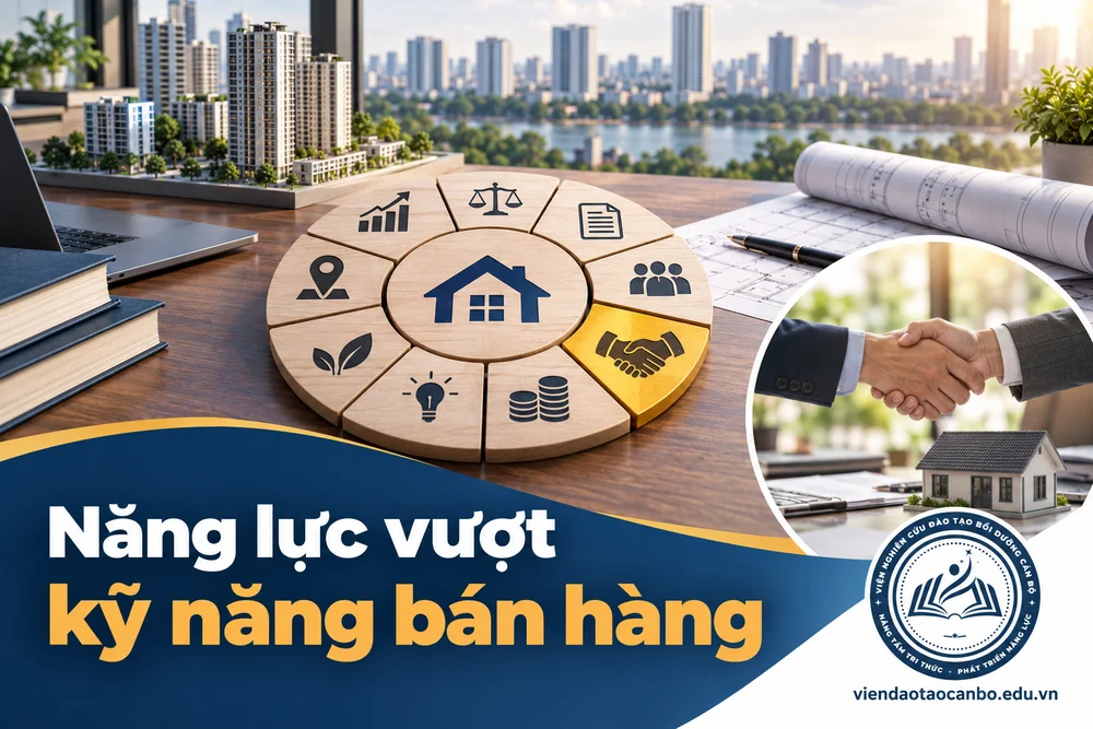 Năng lực vượt kỹ năng bán hàng trong năng lực nghề nghiệp cần có của người làm bất động sản chuyên nghiệp
