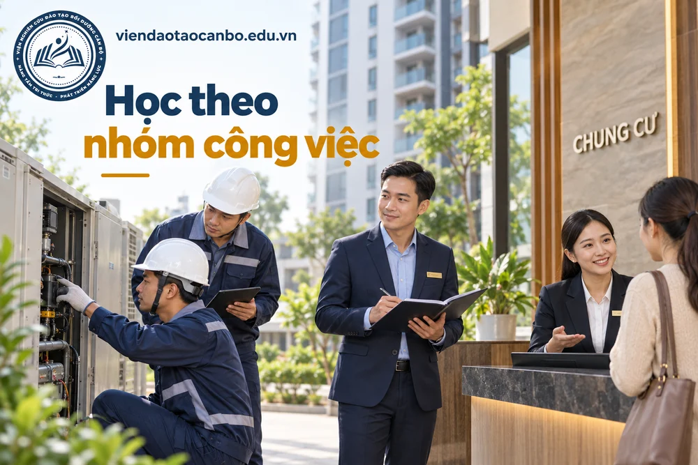 Học theo nhóm công việc cho nhân sự quản lý vận hành nhà chung cư