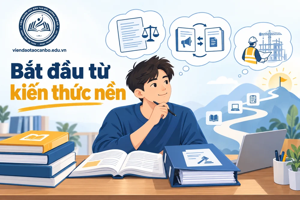 Bắt đầu từ kiến thức nền trong không có nền tảng chuyên môn vẫn có thể học đấu thầu hiệu quả