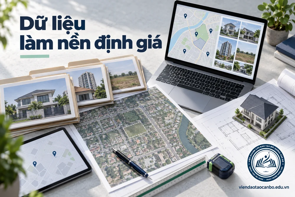 Dữ liệu làm nền định giá trong danh mục dữ liệu cần thu thập khi định giá bất động sản