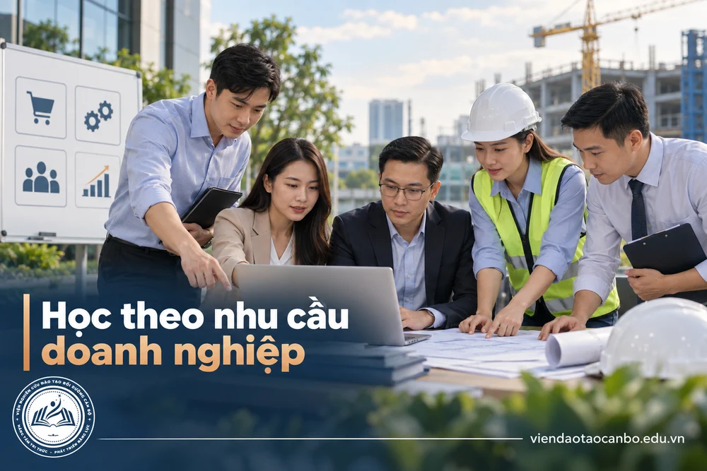 Học theo nhu cầu doanh nghiệp trong đào tạo đấu thầu tại Bắc Ninh cho doanh nghiệp và đơn vị có nhu cầu bồi dưỡng