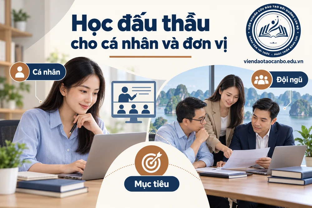 Học đấu thầu cho cá nhân và đơn vị