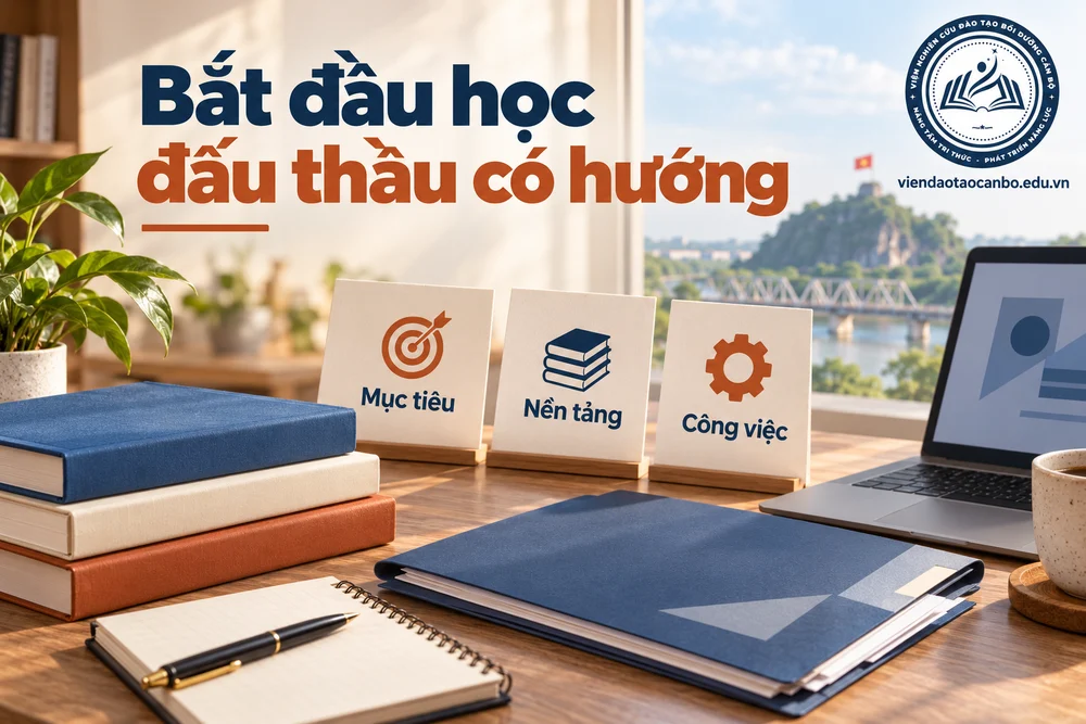 Bắt đầu học đấu thầu có hướng
