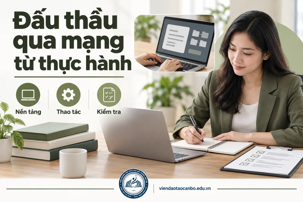 Đấu thầu qua mạng từ thực hành