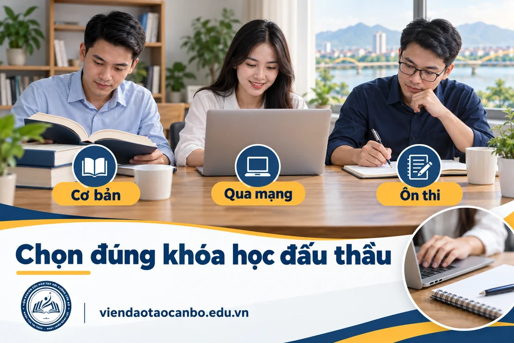 Chọn đúng khóa học đấu thầu
