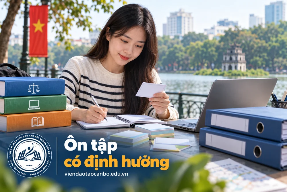 Ôn tập có định hướng — minh họa nội dung bài Ôn thi chứng chỉ nghiệp vụ chuyên môn đấu thầu tại Hà Nội cho học viên cần hệ thống kiến thức