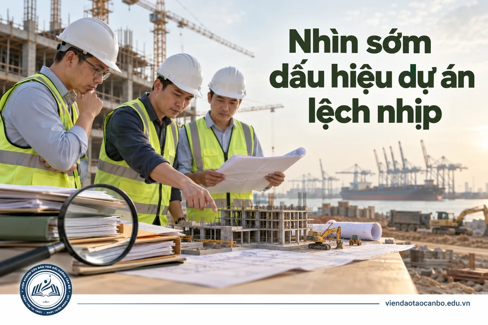 Nhìn sớm dấu hiệu dự án lệch nhịp trong bài Lớp quản lý dự án xây dựng tại Hải Phòng cho phòng dự án và nhà thầu