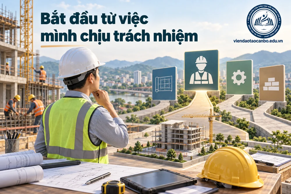 Bắt đầu từ việc mình chịu trách nhiệm trong bài Khóa học chỉ huy trưởng công trình tại Nghệ An và lộ trình học nghiệp vụ xây dựng
