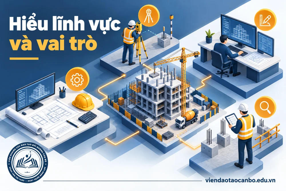 Hiểu lĩnh vực và vai trò — minh họa nội dung bài Chứng chỉ hành nghề xây dựng gồm những lĩnh vực nào theo Nghị định 212/2026/NĐ-CP?