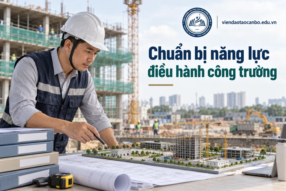 Chuẩn bị năng lực điều hành công trường