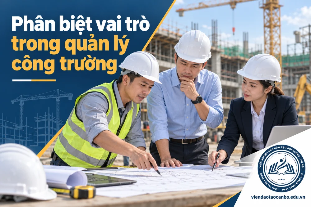 Phân biệt vai trò trong quản lý công trường