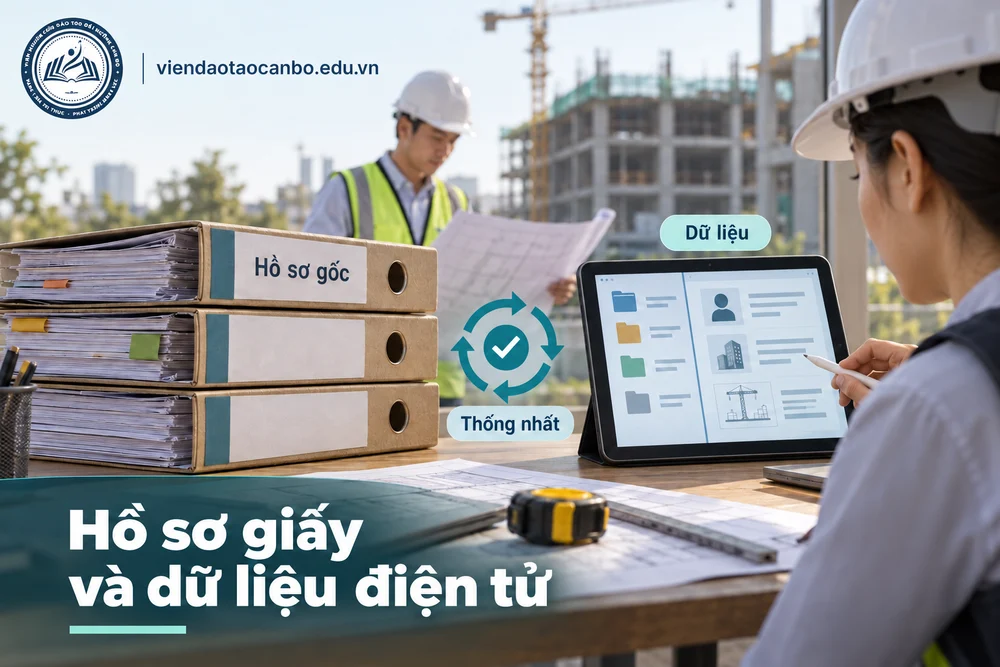 Hồ sơ giấy và dữ liệu điện tử