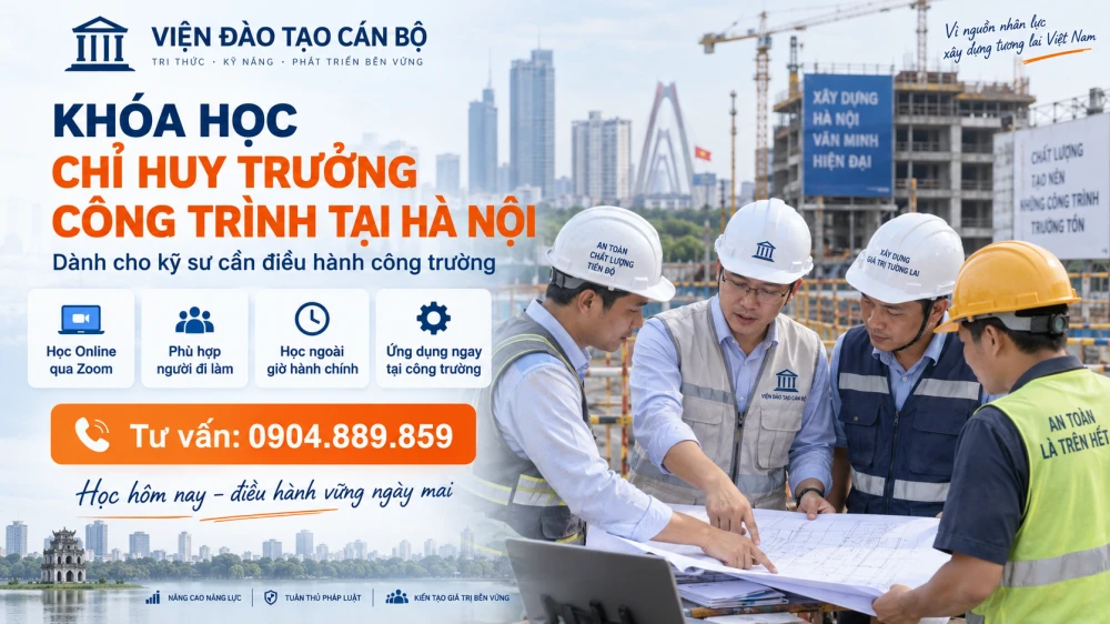 Khóa học chỉ huy trưởng công trình tại Hà Nội Khóa học chỉ huy trưởng công trình tại Hà Nội