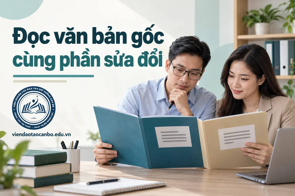 Đọc văn bản gốc cùng phần sửa đổi