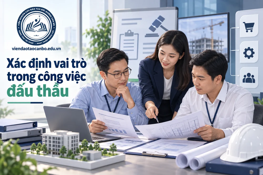 Xác định vai trò trong công việc đấu thầu
