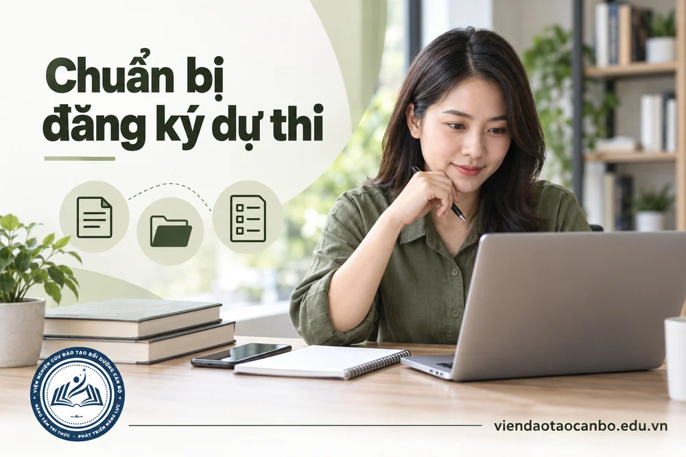 Chuẩn bị đăng ký dự thi