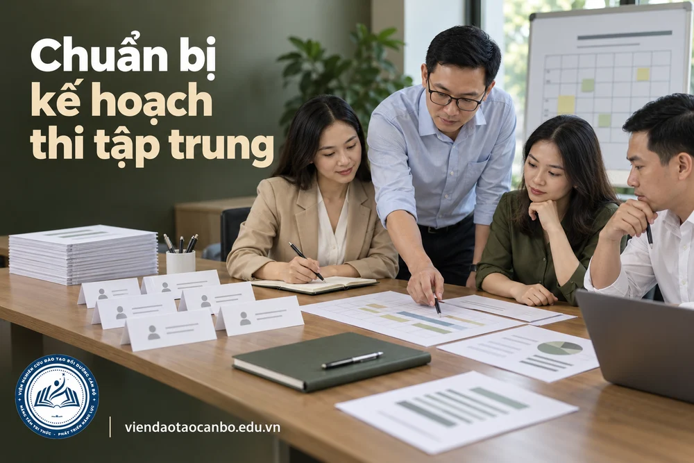 Chuẩn bị kế hoạch thi tập trung