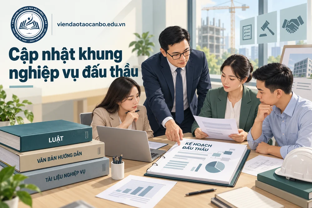 Cập nhật khung nghiệp vụ đấu thầu