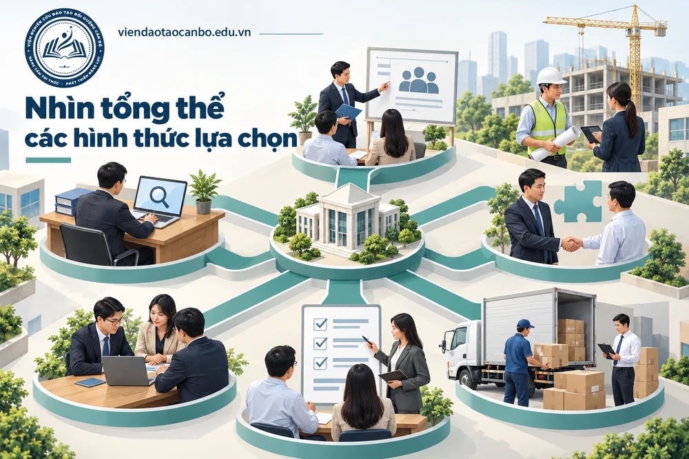 Nhìn tổng thể các hình thức lựa chọn