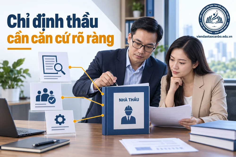Chỉ định thầu cần căn cứ rõ ràng