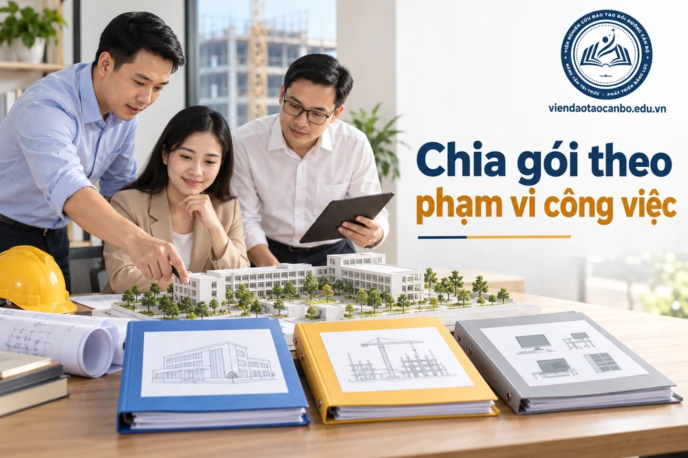 Chia gói theo phạm vi công việc