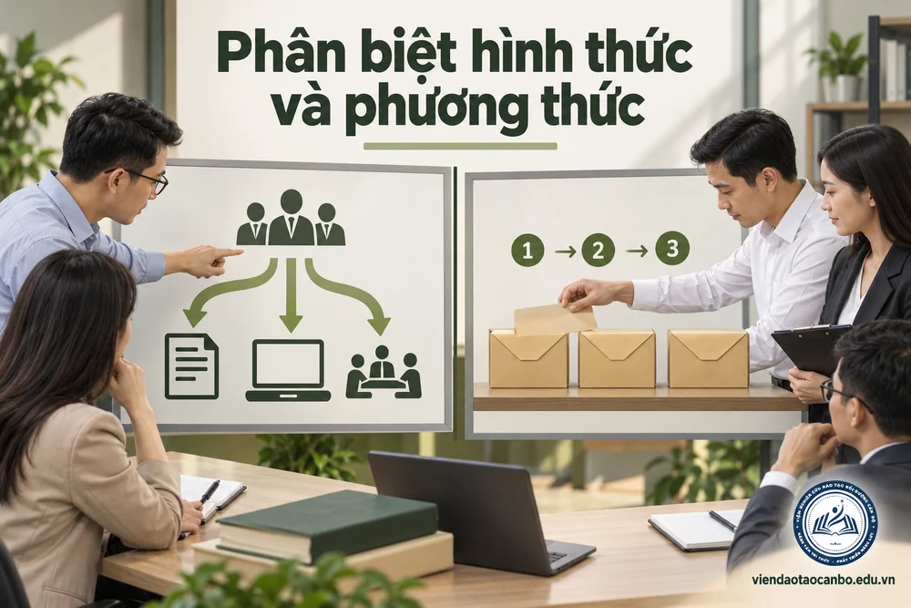 Phân biệt hình thức và phương thức