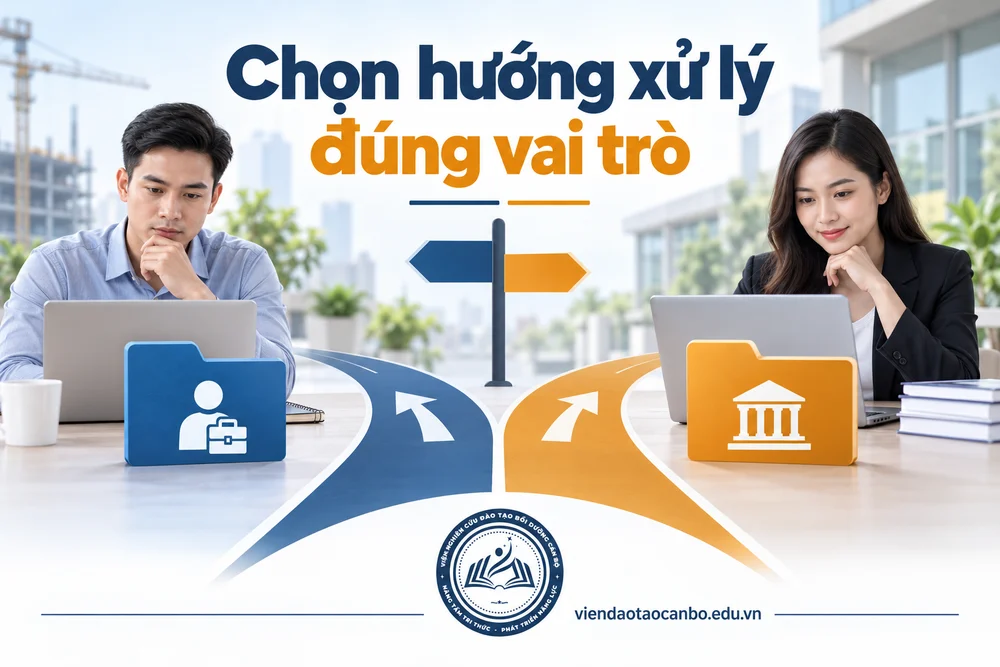 Chọn hướng xử lý đúng vai trò