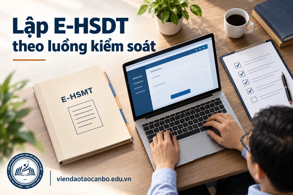 Lập E-HSDT theo luồng kiểm soát