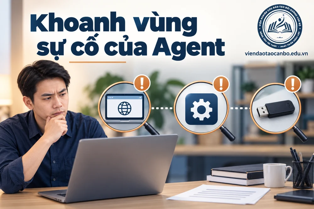 Khoanh vùng sự cố của Agent trong bài VNeGP Client Agent không chạy hoặc không kết nối: cách khắc phục
