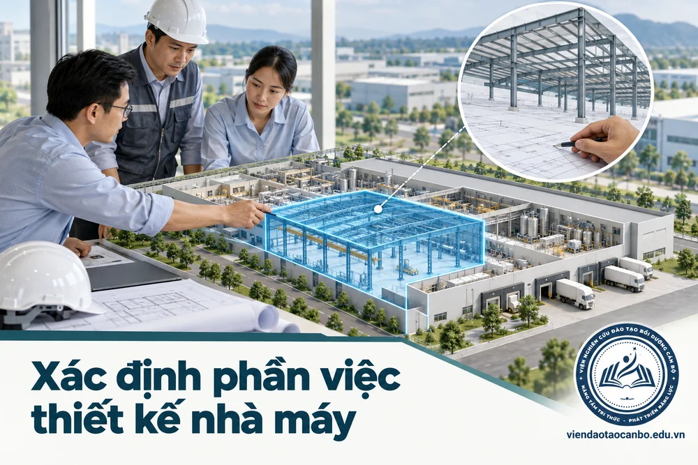 Xác định phần việc thiết kế nhà máy trong bài Chứng chỉ hành nghề thiết kế công trình công nghiệp: Kỹ sư nhà máy, nhà xưởng cần lưu ý gì?