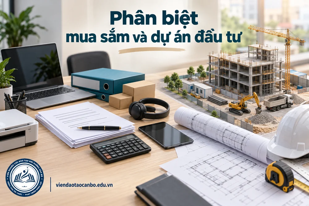 Phân biệt mua sắm và dự án đầu tư trong bài Phân biệt kế hoạch lựa chọn nhà thầu của dự toán mua sắm và dự án đầu tư
