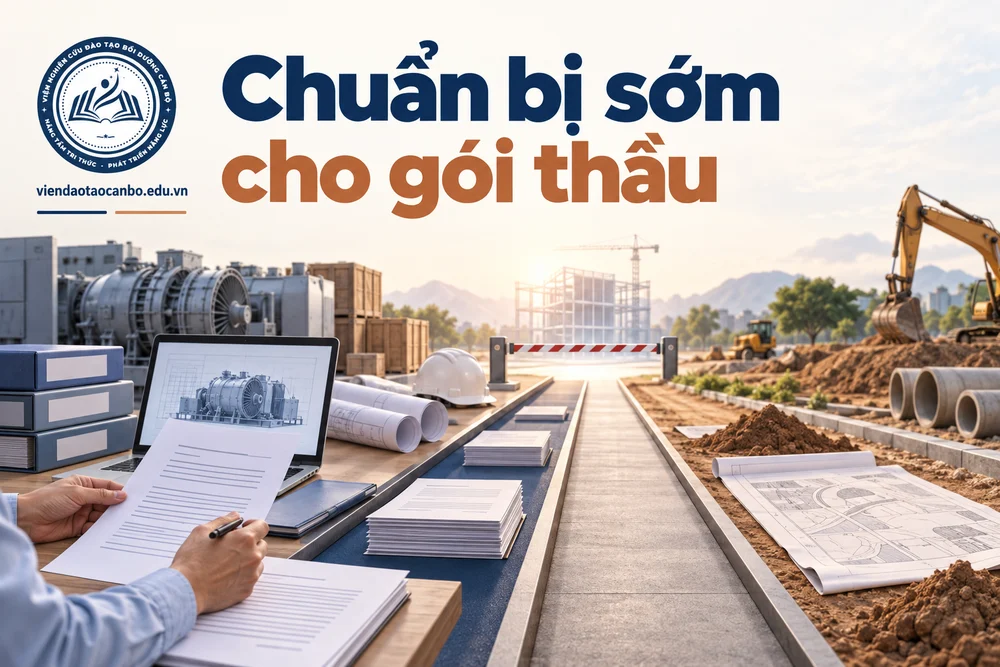 Chuẩn bị sớm cho gói thầu trong bài Đấu thầu trước: Khi nào được tổ chức lựa chọn nhà thầu trước khi dự án hoàn tất thủ tục?